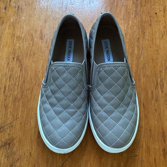 Steve Madden Ecentric-Q Grey Shoes - US 8 - Picture 2 of 6